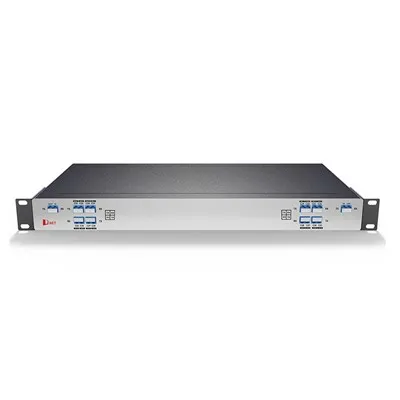 ไฟเบอร์เดี่ยว OADM 4CH DWDM แร็ค 1U ตะวันตกและตะวันออก
